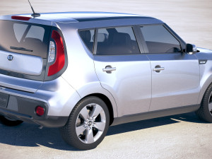 Kia Soul 2019 3D Model