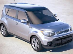 Kia Soul 2019 3D Model