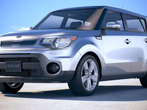 Kia Soul 2019 3D Model