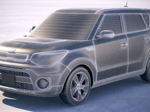Kia Soul 2019 3D Model