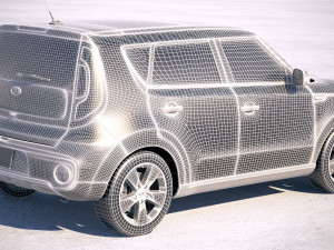 Kia Soul 2019 3D Model