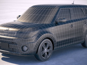 Kia Soul 2019 3D Model