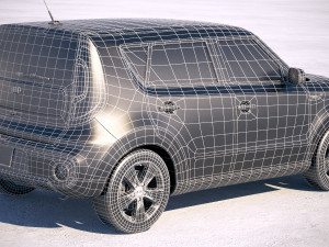 Kia Soul 2019 3D Model