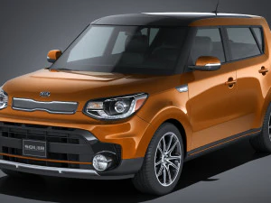 Kia Soul Turbo 2017 3D Model