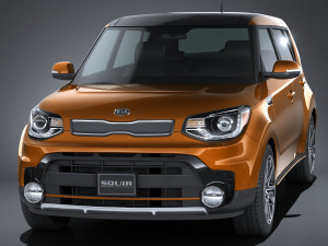 Kia Soul Turbo 2017 Modelo 3D