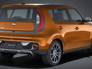 Kia Soul Turbo 2017 Modelo 3D