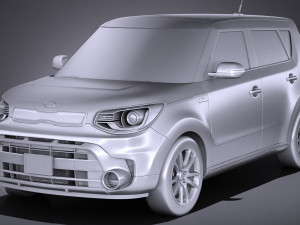 Kia Soul Turbo 2017 Modelo 3D