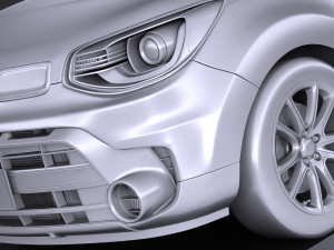 Kia Soul Turbo 2017 Modelo 3D