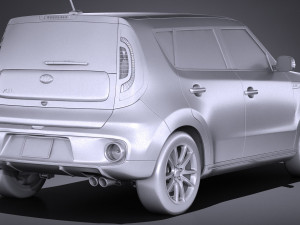 Kia Soul Turbo 2017 Modelo 3D