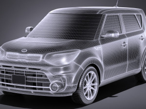 Kia Soul Turbo 2017 Modelo 3D