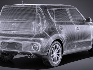 Kia Soul Turbo 2017 Modelo 3D