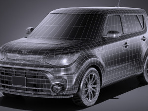 Kia Soul Turbo 2017 Modelo 3D