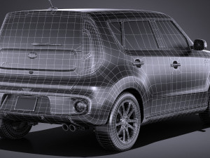 Kia Soul Turbo 2017 Modelo 3D