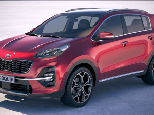 Kia Sportage 2019 3D Model