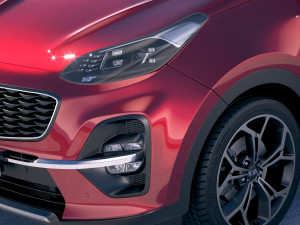 Kia Sportage 2019 Modello 3D