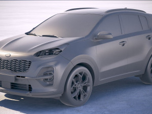 Kia Sportage 2019 Modello 3D