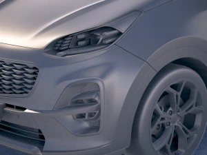 Kia Sportage 2019 Model 3D