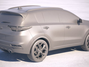 Kia Sportage 2019 Modello 3D