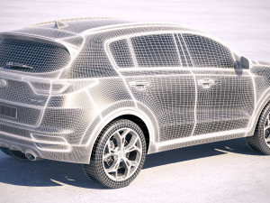 Kia Sportage 2019 Modello 3D