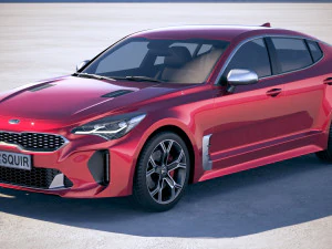 Kia Stinger2018 Modello 3D