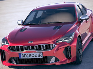 Kia Stinger 2018 Modelo 3D