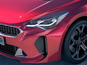 Kia Stinger 2018 3D Model
