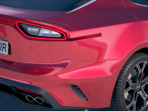 Kia Stinger 2018 3D Model