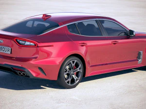 Kia Stinger 2018 3D Model