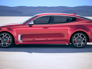 Kia Stinger 2018 Modelo 3D