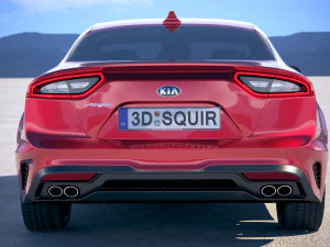 Kia Stinger 2018 3D Model