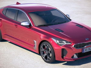 Kia Stinger 2018 Modelo 3D
