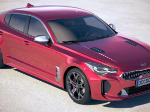 Kia Stinger 2018 3D Model