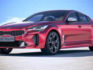 Kia Stinger 2018 3D Model