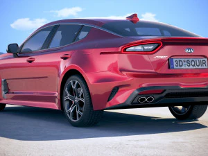 Kia Stinger 2018 3D Model