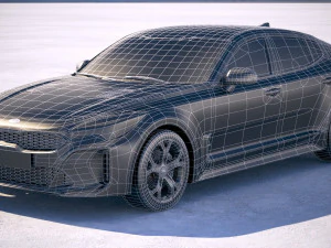 Kia Stinger 2018 3D Model