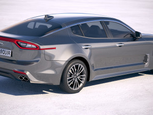 Kia Stinger 2019 3D 모델