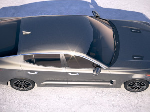 Kia Stinger 2019 3D 모델