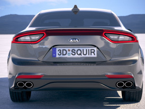 Kia Stinger 2019 3D 모델