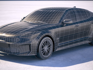 Kia Stinger 2019 3D 모델