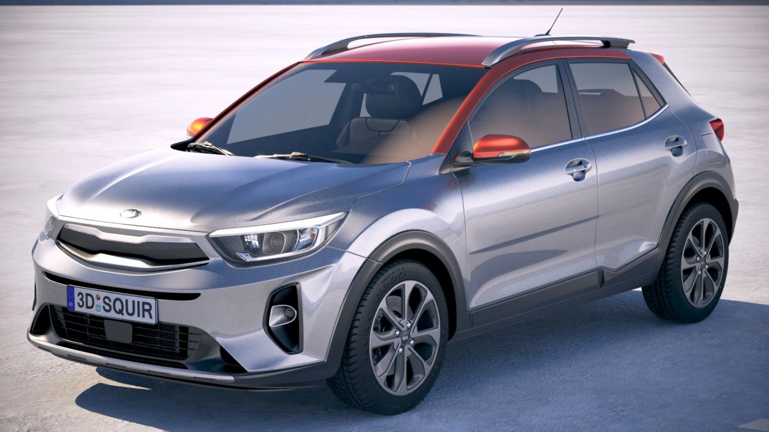 Kia Stonic 2018 3D Model .c4d .max .obj .3ds .fbx .stl .blend