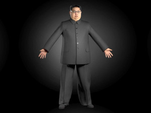 Kim Dzong un Realistic Modèle 3D