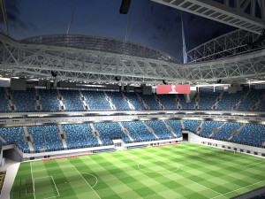 krestovsky stadium zenit arena 3D Model