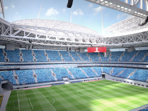 Krestovsky Stadium Zenit Arena 3D 模型
