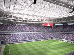 Krestovsky Stadium Zenit Arena 3D Model