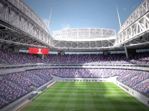Krestovsky Stadium Zenit Arena 3D Model