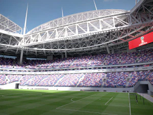 Krestovsky Stadium Zenit Arena 3D Model