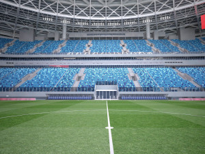 Krestovsky Stadium Zenit Arena 3D 模型