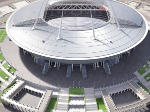 Krestovsky Stadium Zenit Arena 3D 模型