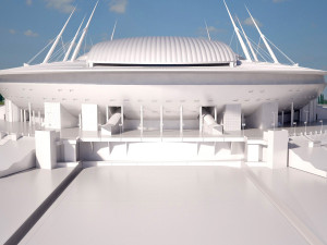 Krestovsky Stadium Zenit Arena 3D 模型