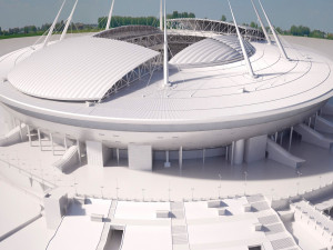 Krestovsky Stadium Zenit Arena 3D 模型